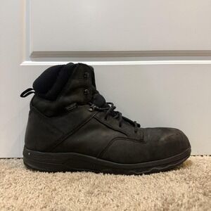 Irish Setter Work Boots Mens Size 12 Black Waterproof Safety Toe Vibram 83696